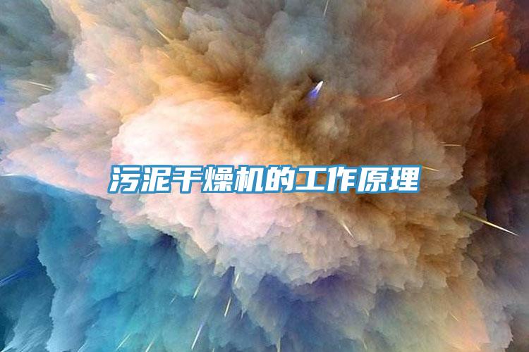 汙泥幹燥機的工作原理