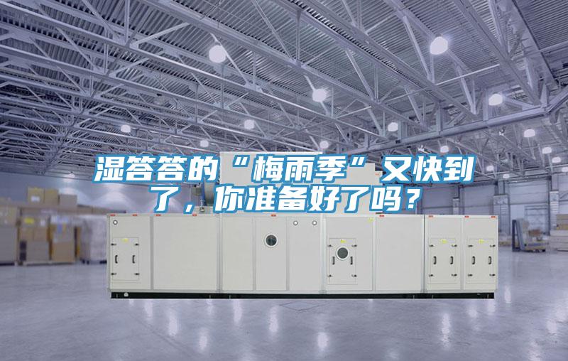濕答答的“梅雨季”又快到了，你準備好了嗎？