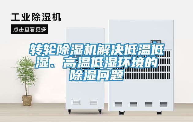 轉輪蘑菇视频网站解決低溫低濕、高溫低濕環境的除濕問題