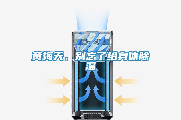 黃梅天，別忘了給身體除濕