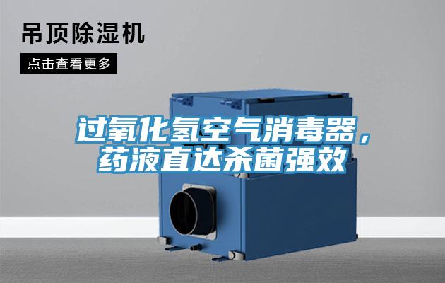 過氧化氫空氣消毒器，藥液直達殺菌強效