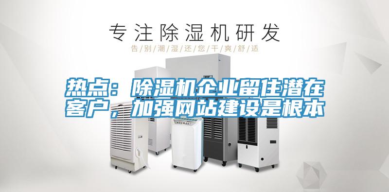 熱點：蘑菇视频网站企業留住潛在客戶，加強網站建設是根本