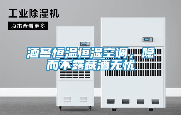 酒窖恒溫恒濕空調，隱而不露藏酒無憂
