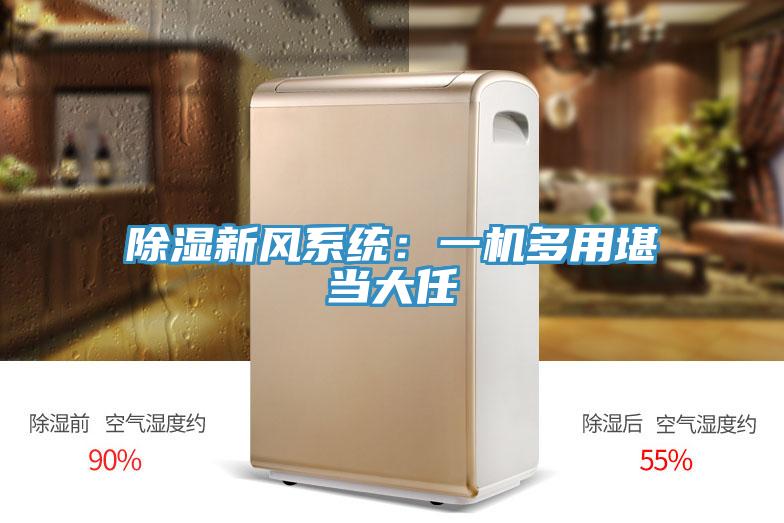 除濕新風係統：一機多用堪當大任