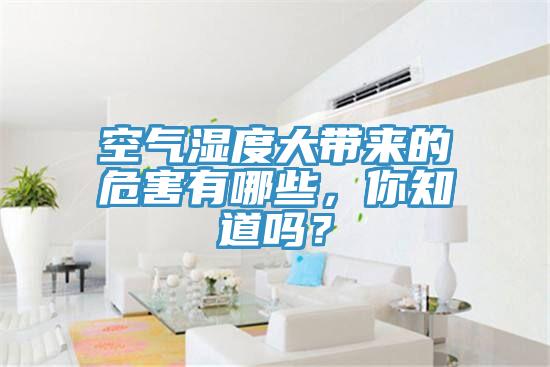 空氣濕度大帶來的危害有哪些，你知道嗎？