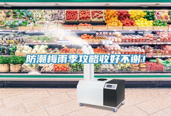 防潮梅雨季攻略收好不謝！