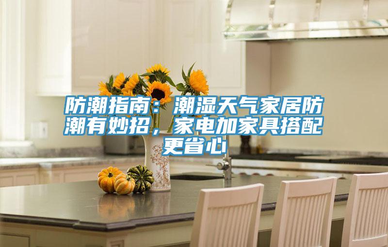 防潮指南：潮濕天氣家居防潮有妙招，家電加家具搭配更省心