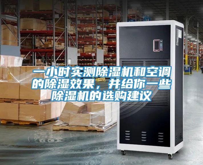 一小時實測蘑菇视频网站和空調的除濕效果，並給你一些蘑菇视频网站的選購建議