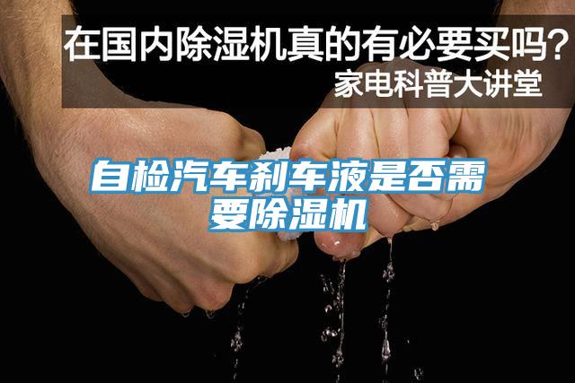 自檢汽車刹車液是否需要蘑菇视频网站