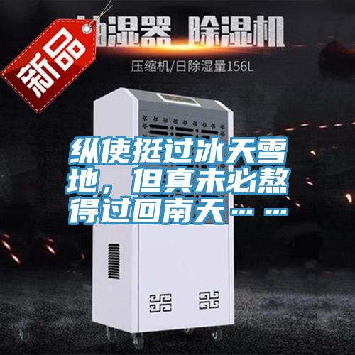 縱使挺過冰天雪地，但真未必熬得過回南天……