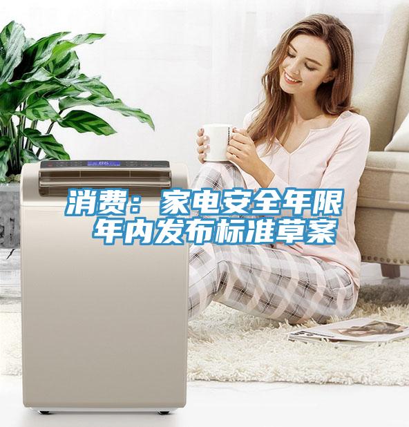 消費：家電安全年限 年內發布標準草案