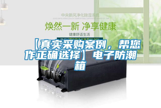 【真實采購案例，幫您作正確選擇】電子防潮箱