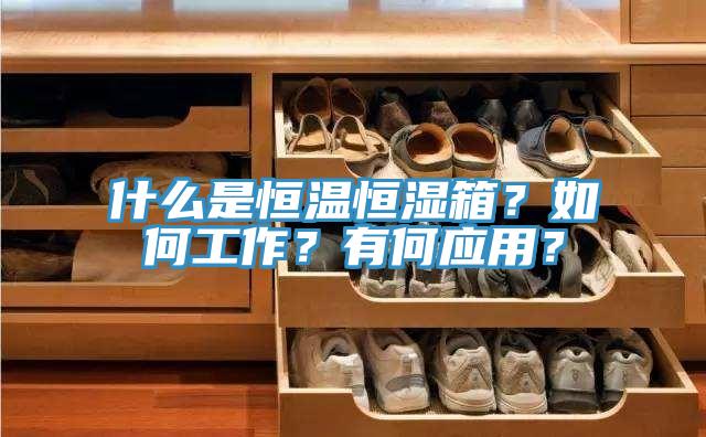 什麽是恒溫恒濕箱？如何工作？有何應用？
