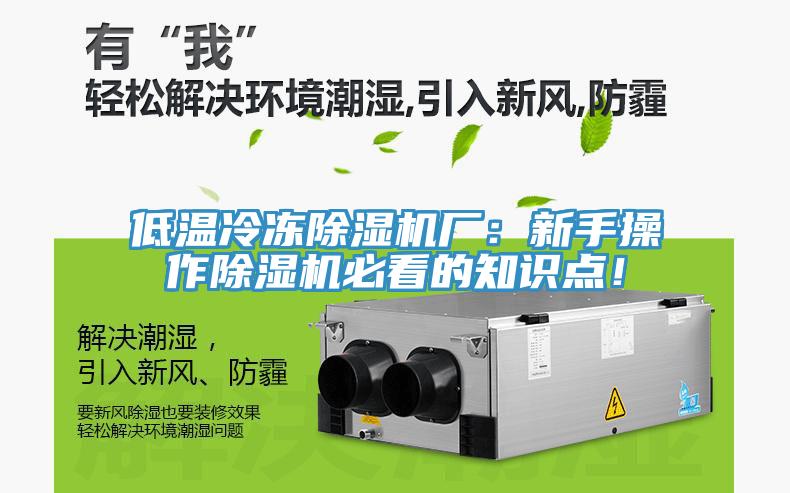 低溫冷凍蘑菇视频网站廠：新手操作蘑菇视频网站必看的知識點！