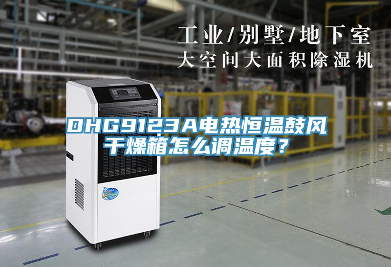 DHG9123A電熱恒溫鼓風幹燥箱怎麽調溫度？