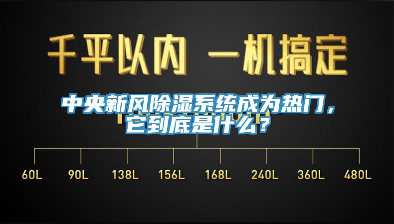 中央新風除濕係統成為熱門，它到底是什麽？