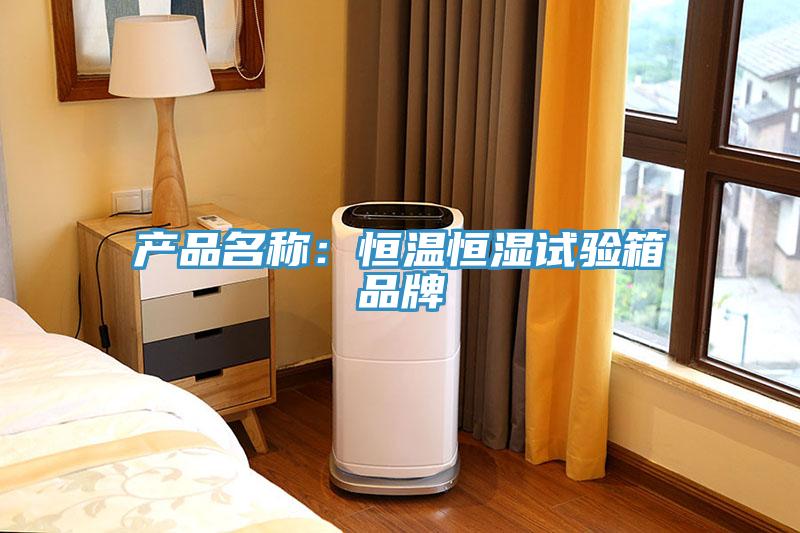 產品名稱：恒溫恒濕試驗箱品牌