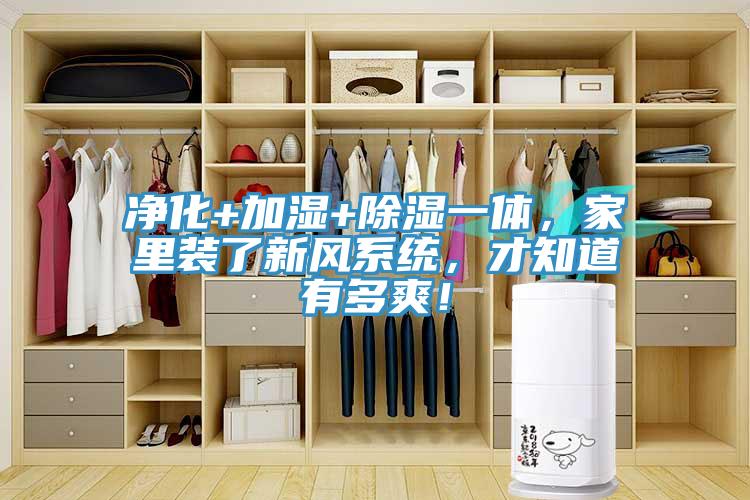 淨化+加濕+除濕一體，家裏裝了新風係統，才知道有多爽！