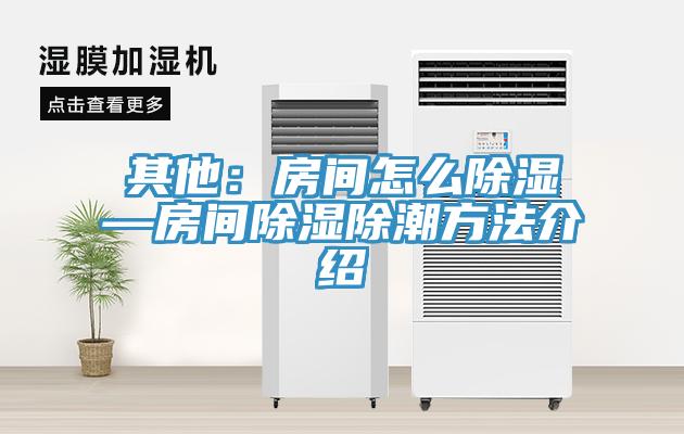 其他：房間怎麽除濕—房間除濕除潮方法介紹