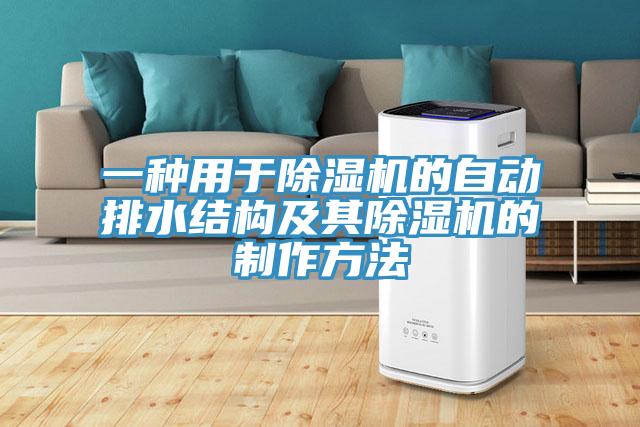 一種用於蘑菇视频网站的自動排水結構及其蘑菇视频网站的製作方法