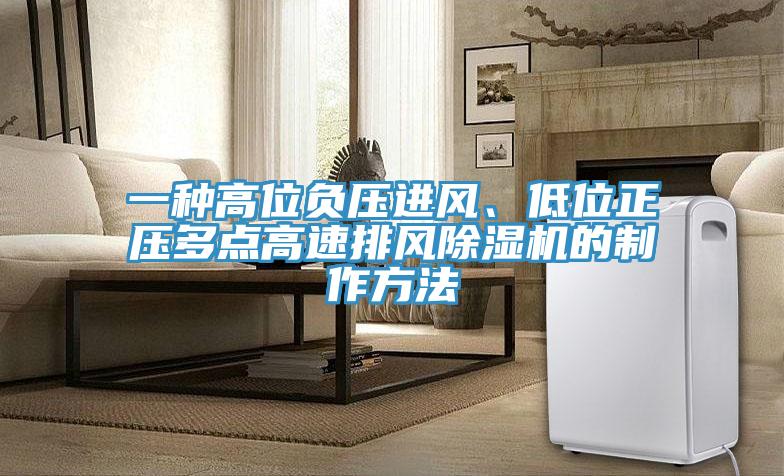 一種高位負壓進風、低位正壓多點高速排風蘑菇视频网站的製作方法