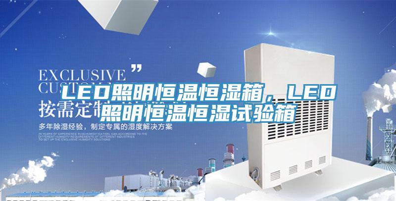 LED照明恒溫恒濕箱，LED照明恒溫恒濕試驗箱