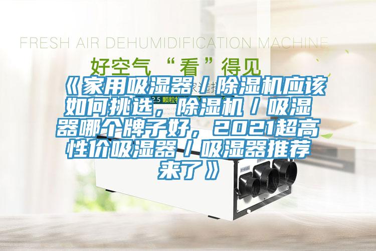 《家用吸濕器／蘑菇视频网站應該如何挑選，蘑菇视频网站／吸濕器哪個牌子好，2021超高性價吸濕器／吸濕器推薦來了》