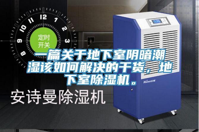 一篇關於地下室陰暗潮濕該如何解決的幹貨，地下室蘑菇视频网站。