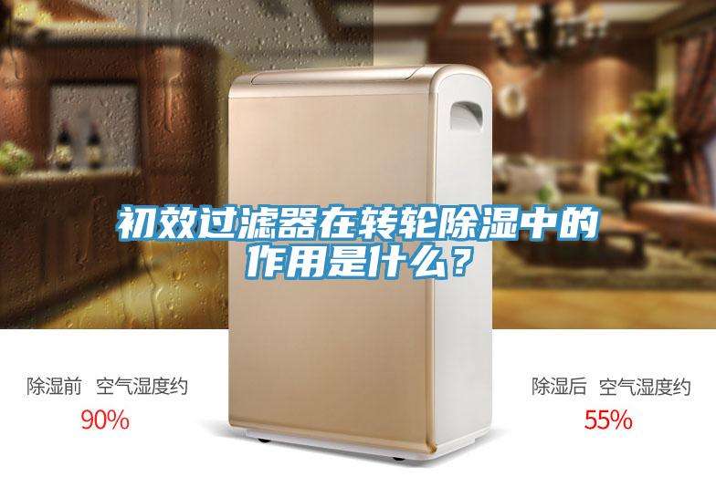 初效過濾器在轉輪除濕中的作用是什麽？