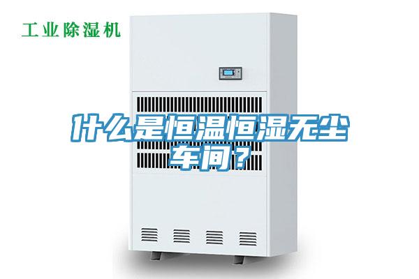 什麽是恒溫恒濕無塵車間？