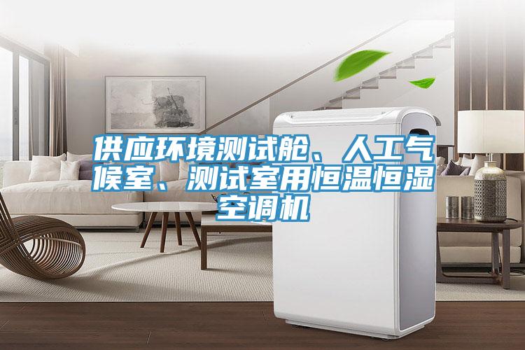 供應環境測試艙、人工氣候室、測試室用恒溫恒濕空調機