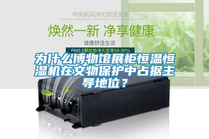 為什麽博物館展櫃恒溫恒濕機在文物保護中占據主導地位？