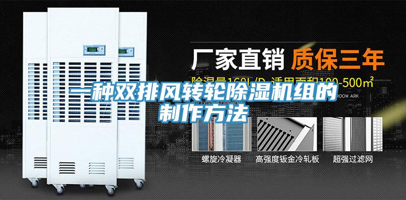 一種雙排風轉輪蘑菇视频网站組的製作方法