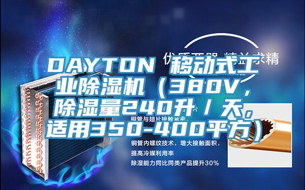 DAYTON 移動式工業蘑菇视频网站（380V，除濕量240升／天，適用350-400平方）