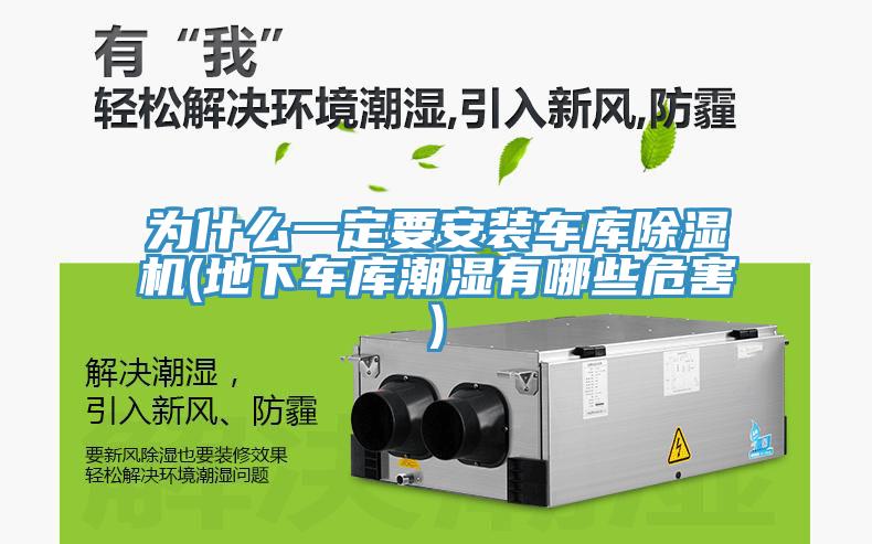 為什麽一定要安裝車庫蘑菇视频网站(地下車庫潮濕有哪些危害)