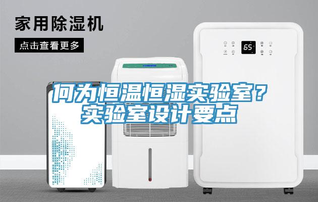 何為恒溫恒濕實驗室？實驗室設計要點