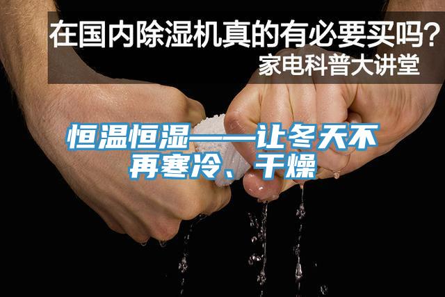 恒溫恒濕——讓冬天不再寒冷、幹燥