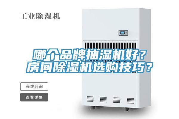 哪個品牌抽濕機好？房間蘑菇视频网站選購技巧？