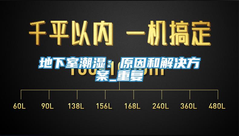 地下室潮濕：原因和解決方案_重複