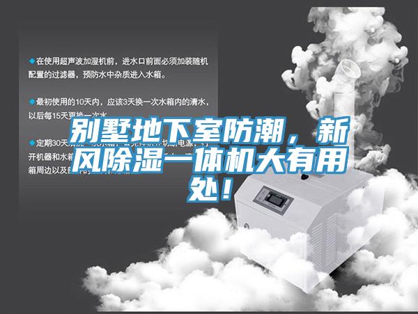 別墅地下室防潮，新風除濕一體機大有用處！