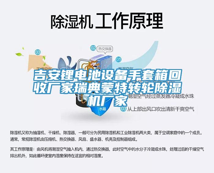 吉安鋰電池設備手套箱回收廠家瑞典蒙特轉輪蘑菇视频网站廠家