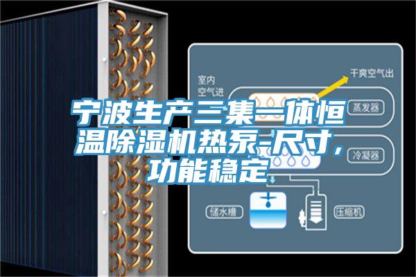 寧波生產三集一體恒溫蘑菇视频网站熱泵-尺寸,功能穩定