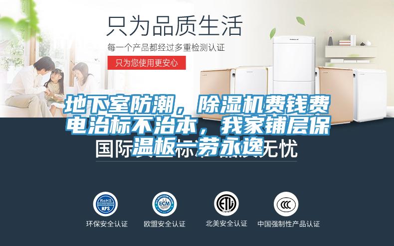 地下室防潮，蘑菇视频网站費錢費電治標不治本，我家鋪層保溫板一勞永逸