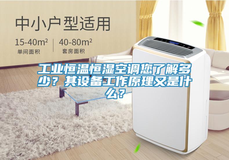 工業恒溫恒濕空調您了解多少？其設備工作原理又是什麽？
