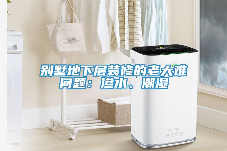 別墅地下層裝修的老大難問題：滲水、潮濕