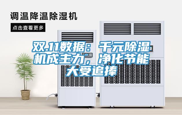 雙.11數據：千元蘑菇视频网站成主力，淨化節能大受追捧