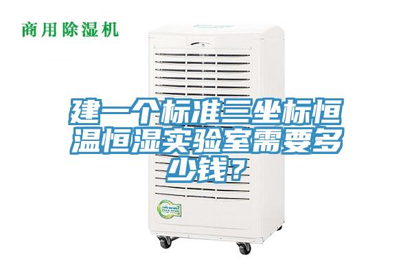 建一個標準三坐標恒溫恒濕實驗室需要多少錢？