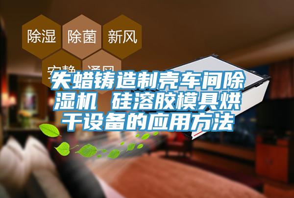 失蠟鑄造製殼車間蘑菇视频网站 矽溶膠模具烘幹設備的應用方法