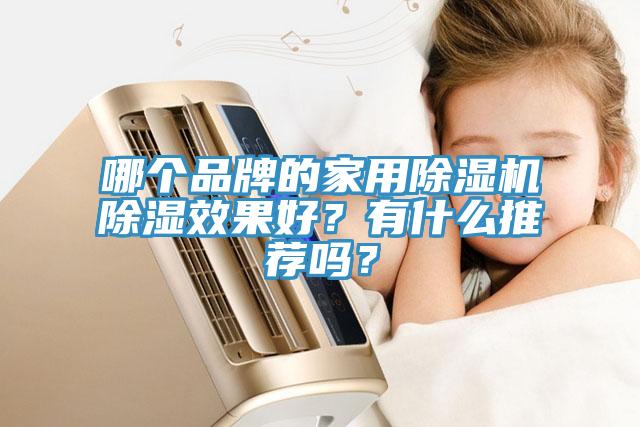 哪個品牌的家用蘑菇视频网站除濕效果好？有什麽推薦嗎？