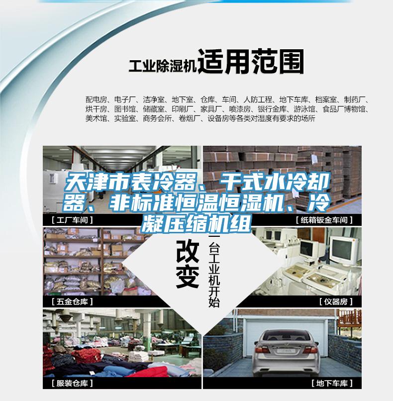 天津市表冷器、幹式水冷卻器、非標準恒溫恒濕機、冷凝壓縮機組